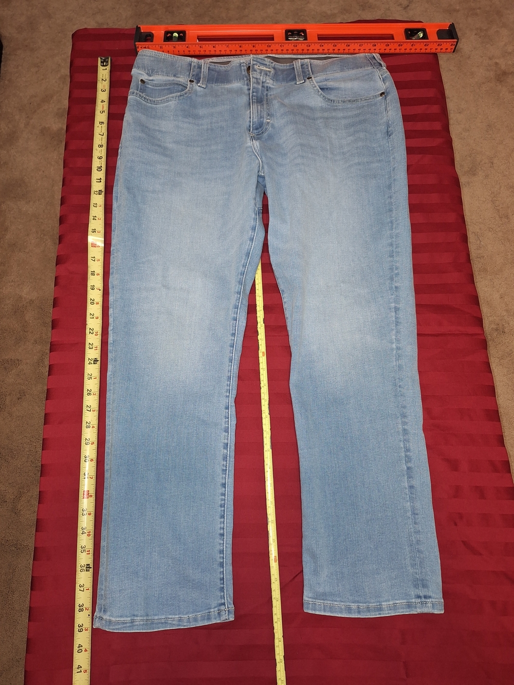 Lee Light Blue Straight-Leg Men's Jeans
